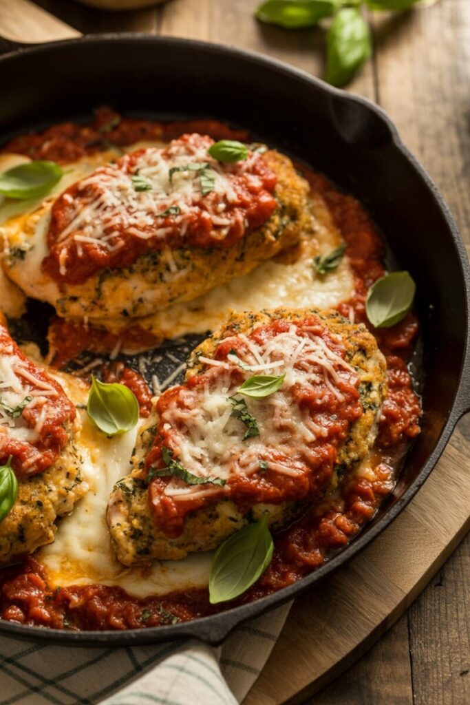 One-Pan Chicken Parmesan