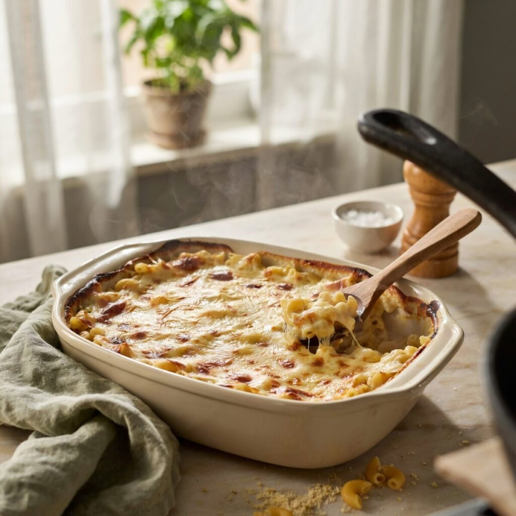 Grandma's Mac and Cheese Baked Golden