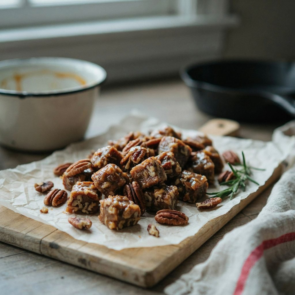 Fudgy Pecan Pralines