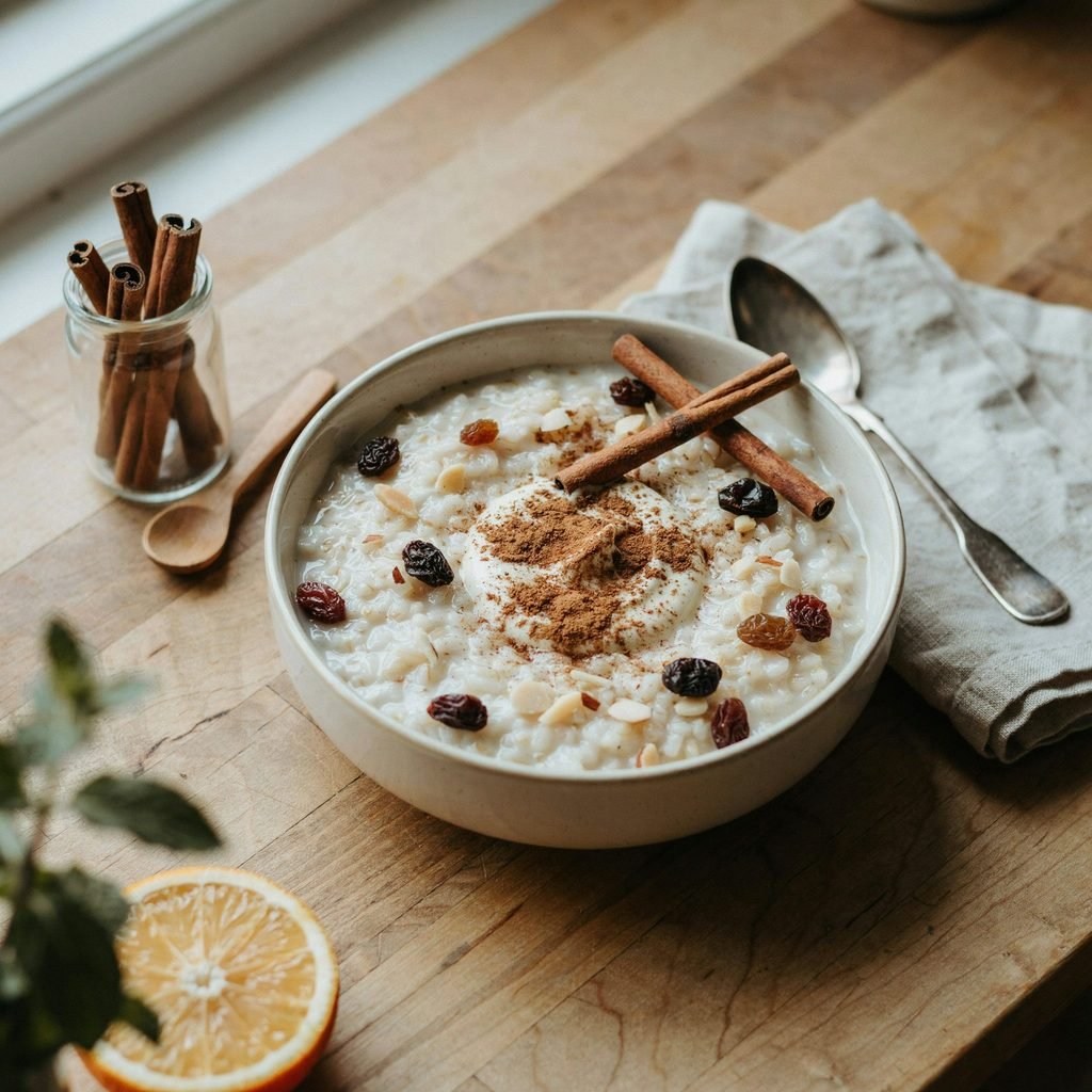 Rice Pudding Creamy Cinnamon Delight